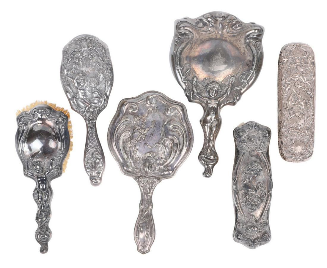 Sterling and Silverplate Dresser Items (1 of 7)