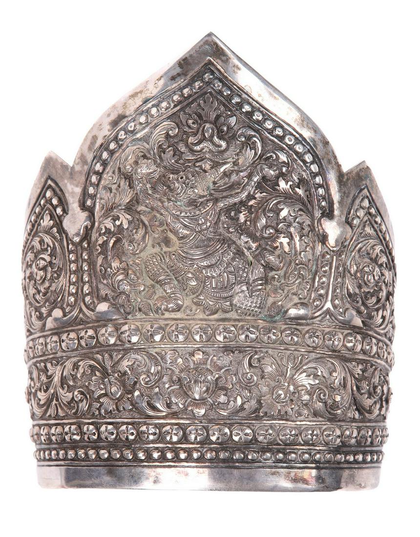 Indonesian Silver Cuff Bracelet (1 of 3)