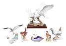 (8) Porcelain Bird Figures