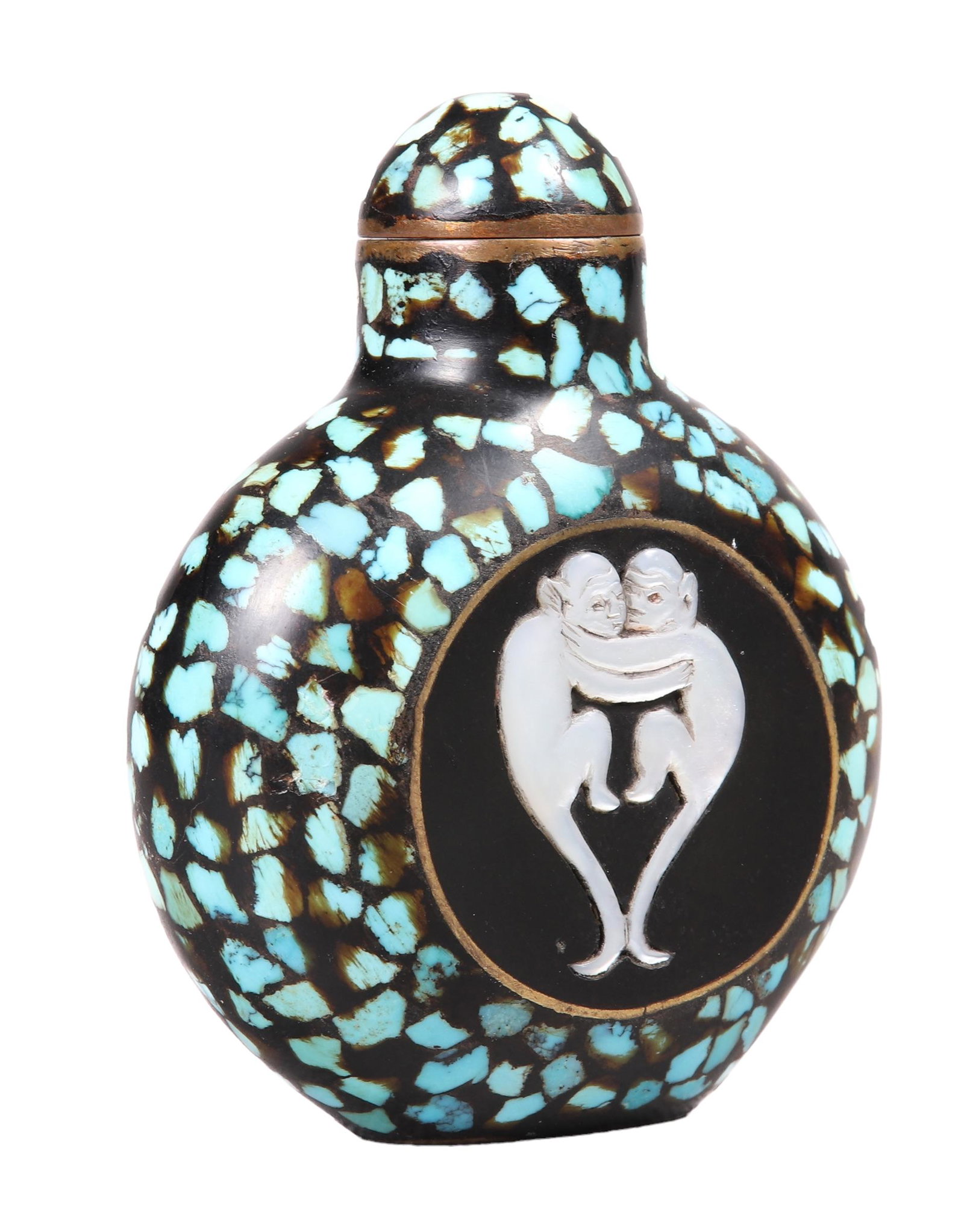 Chinese Bronze Snuff Bottle (1 of 6)