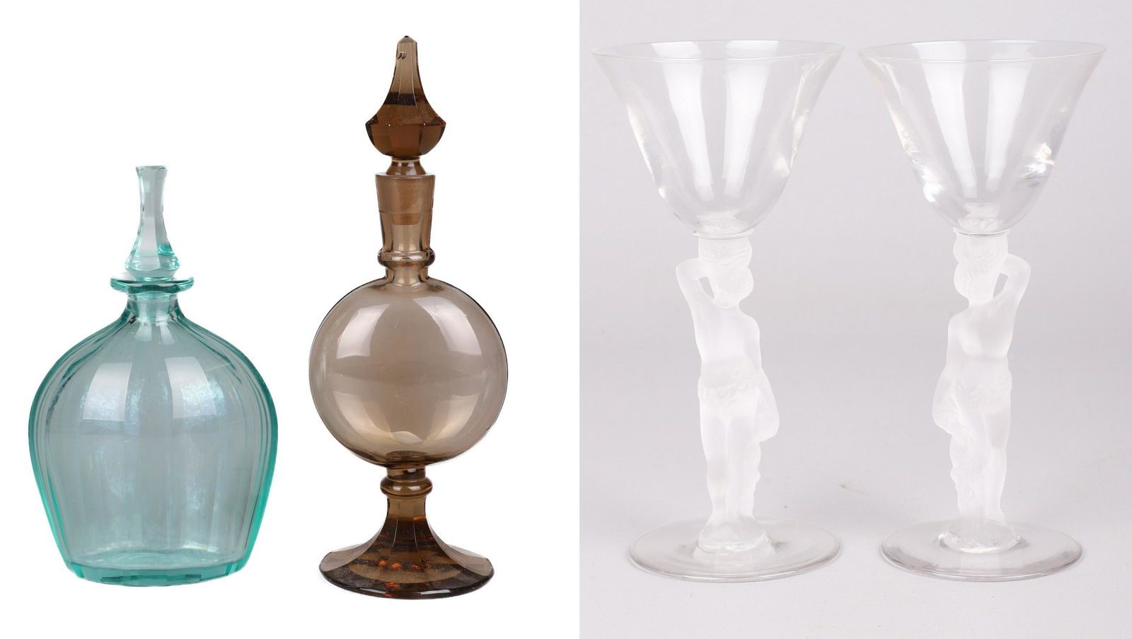 (4) Scent Bottles and Figural Cocktails (1 of 3)