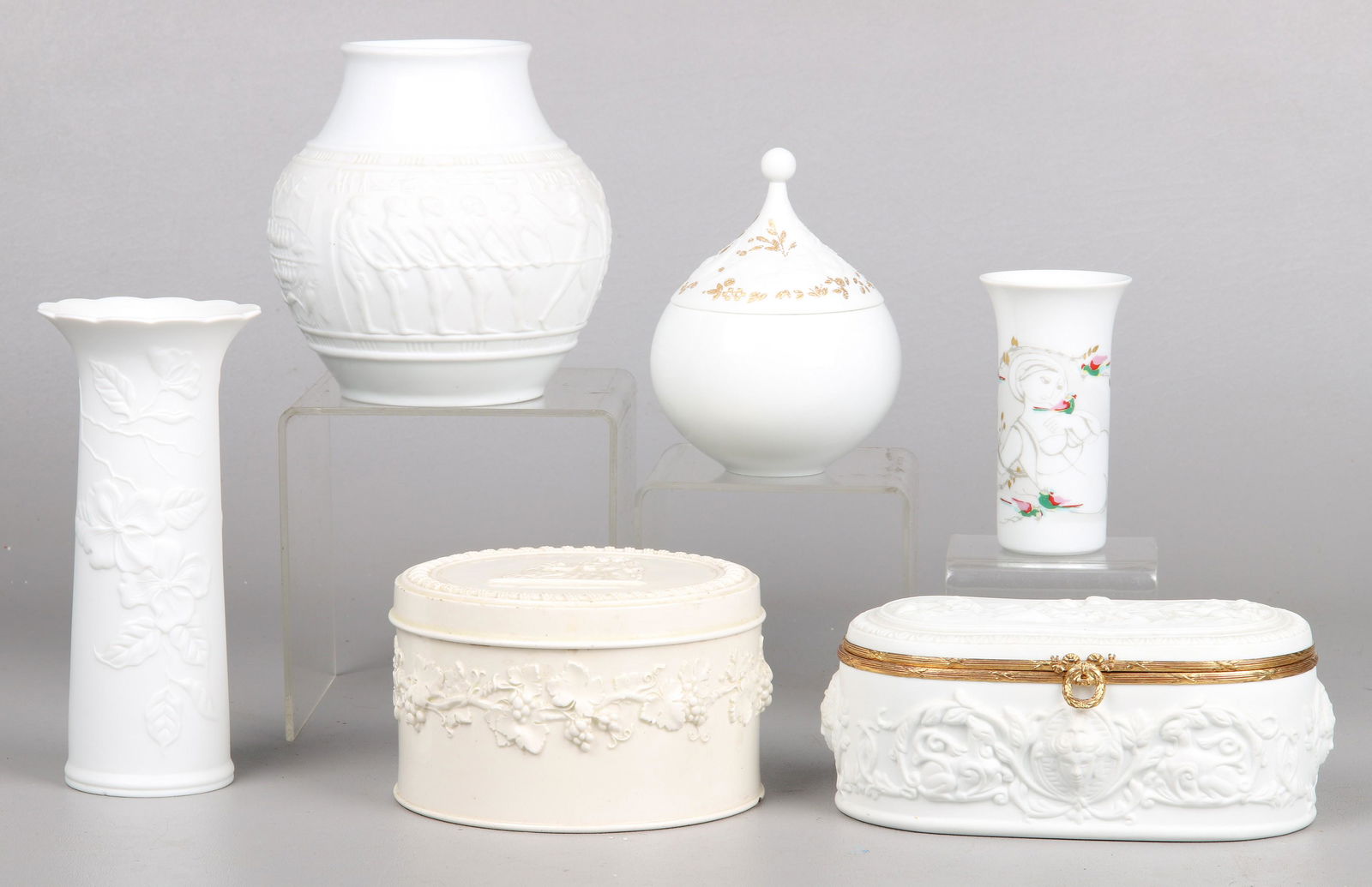 (6) Porcelain Vases and Boxes (1 of 11)