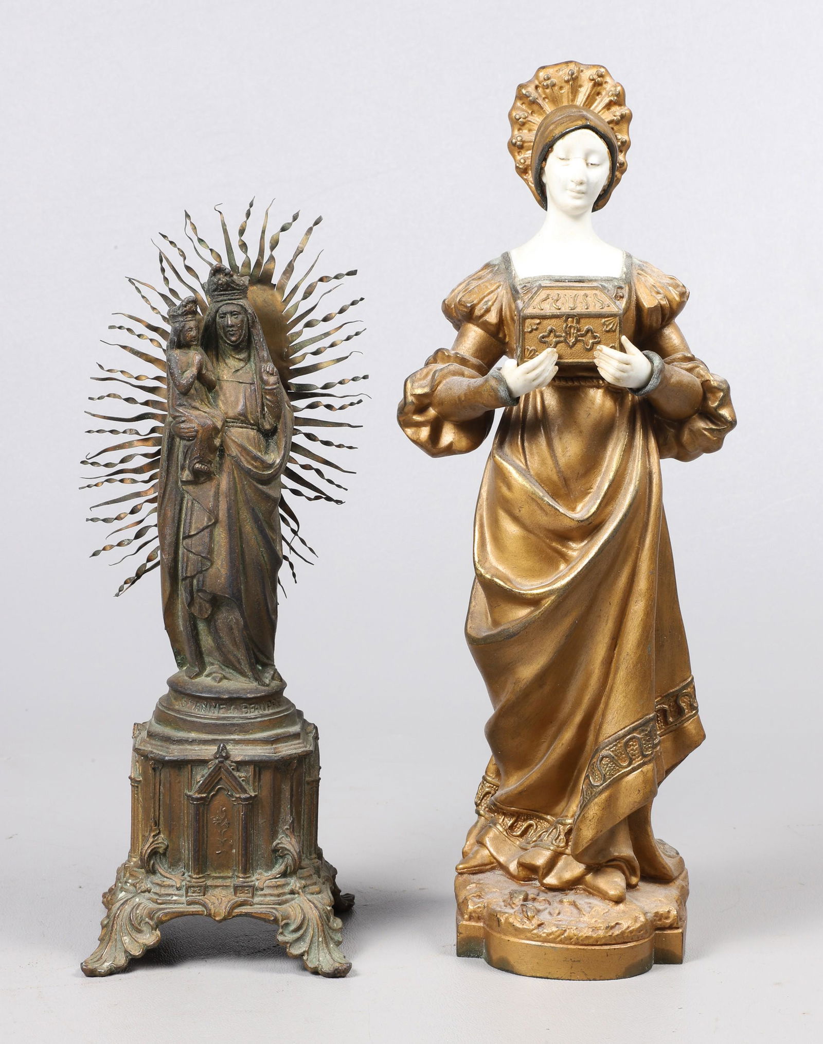 A Bronze of The Virgin Mary from St. Anne Beaupre (1 of 9)