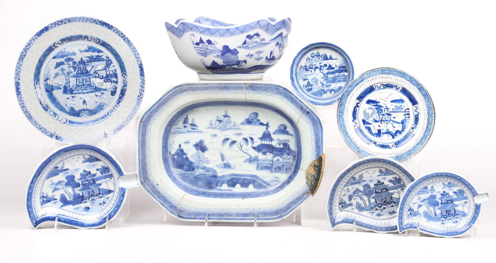 (8) Pcs Chinese Canton Porcelain (1 of 19)