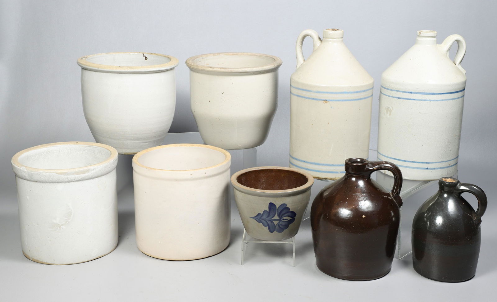 (9) Stoneware Crocks and Jugs (1 of 6)