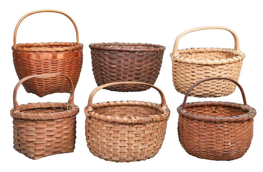 (6) Splint Egg Baskets (1 of 5)