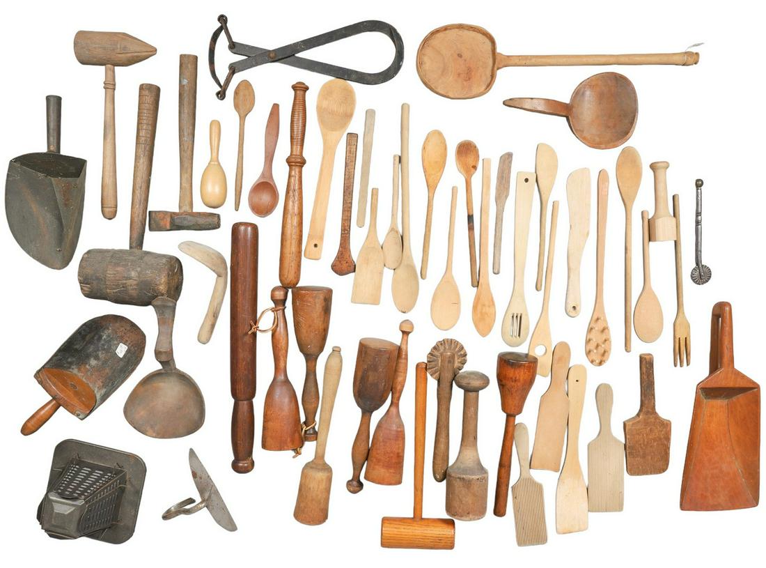 Wood and Metal Kitchen Implements (1 of 1)