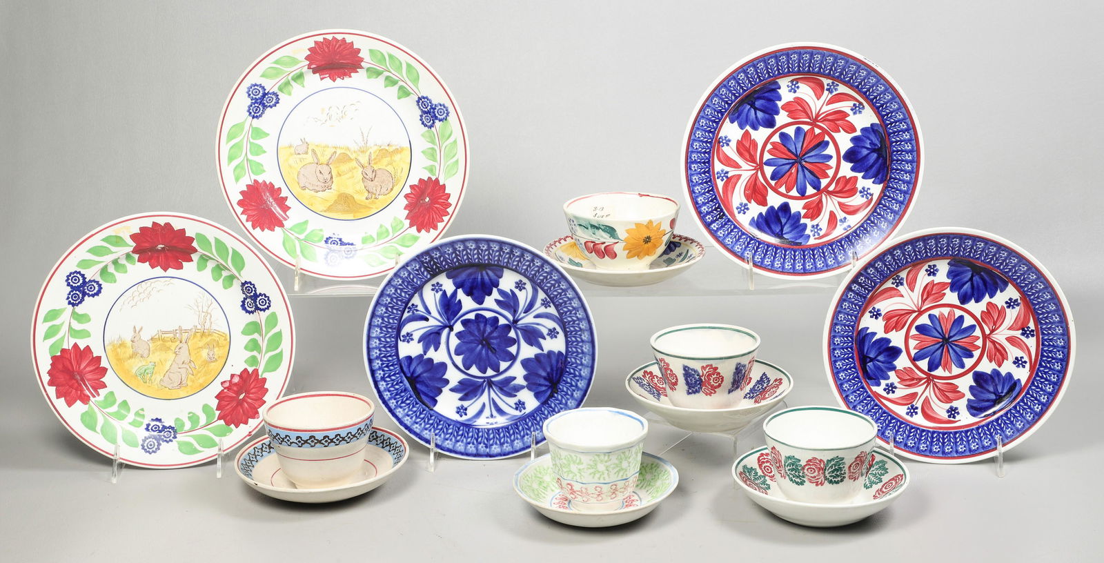 Stick Spatter Cups, Saucers and Plates (1 of 7)