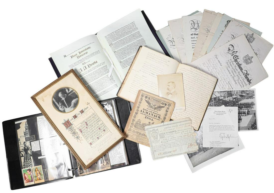 A Lot of Ephemera, Including a 1795 U.S. Bond (1 of 9)