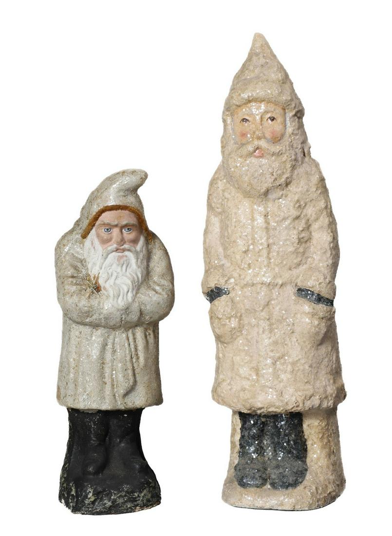 (2) Belsnickle Santa Figures (1 of 5)