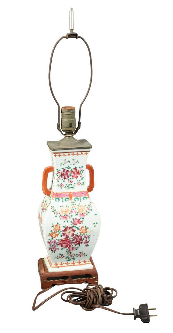 Asian Style Vase Table Lamp (1 of 2)