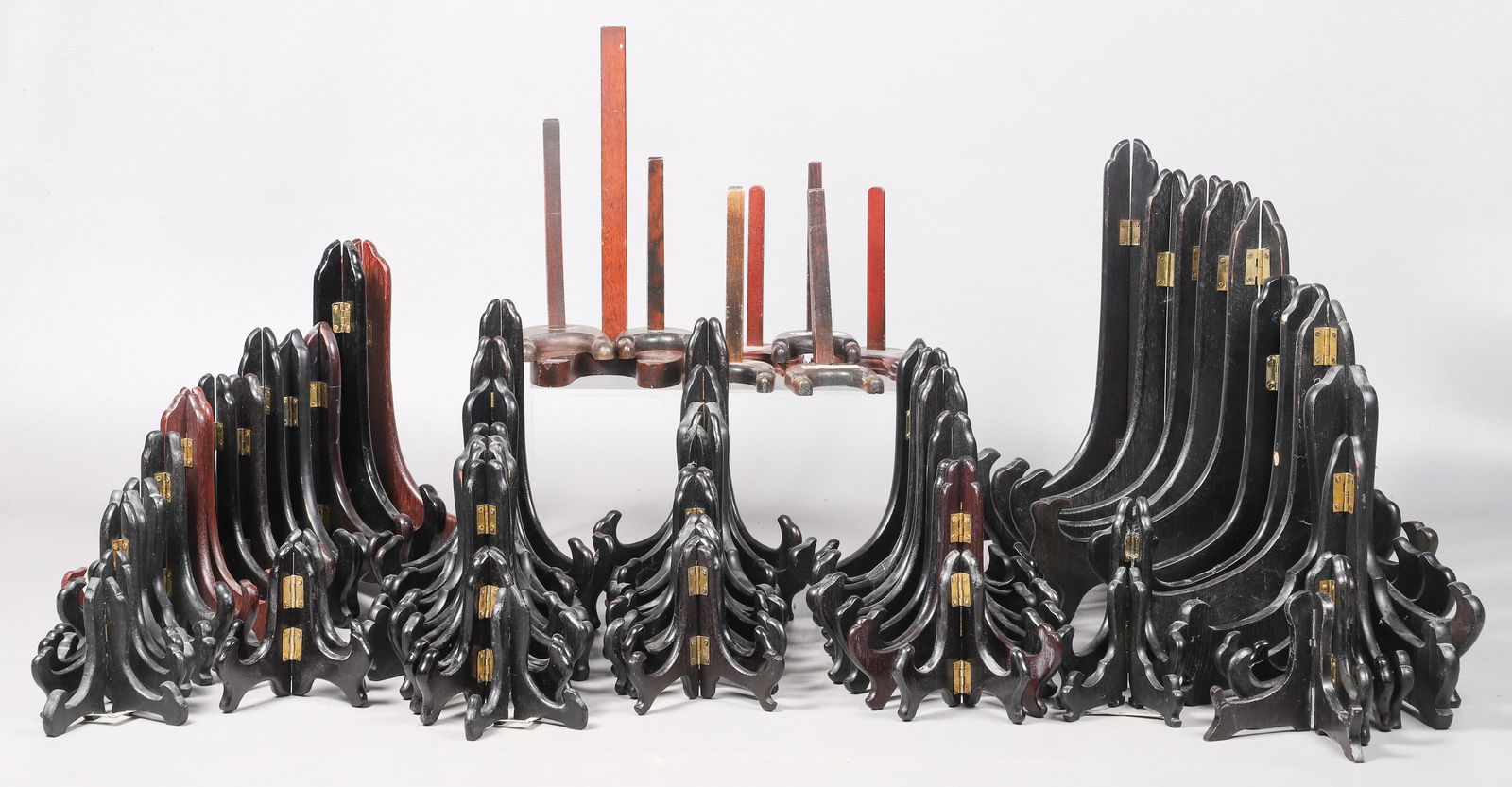 (75+/-) Wooden Plate Racks (1 of 5)