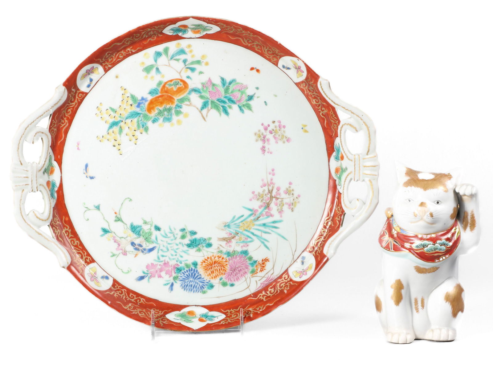 (2) Pcs Japanese Porcelain (1 of 4)