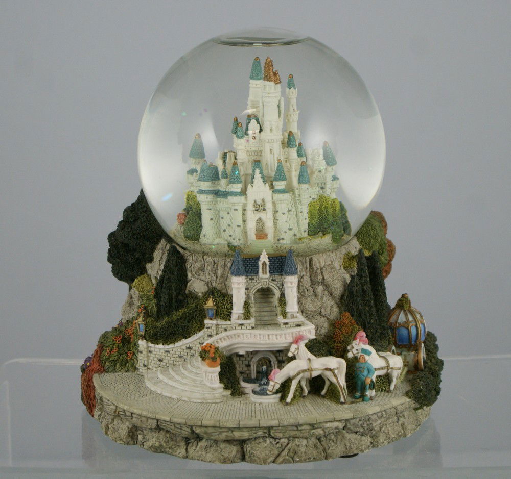 1085 Cinderella's Castle musical snow globe, "So This