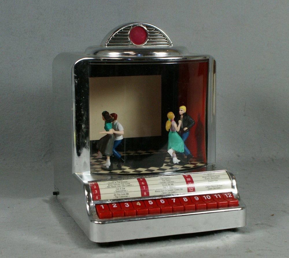 1153 Mr Christmas Jukebox Rock, electric juke box play