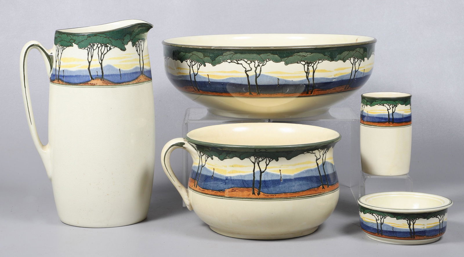 (5) Pc Royal Doulton 1910 Wash Set (1 of 5)