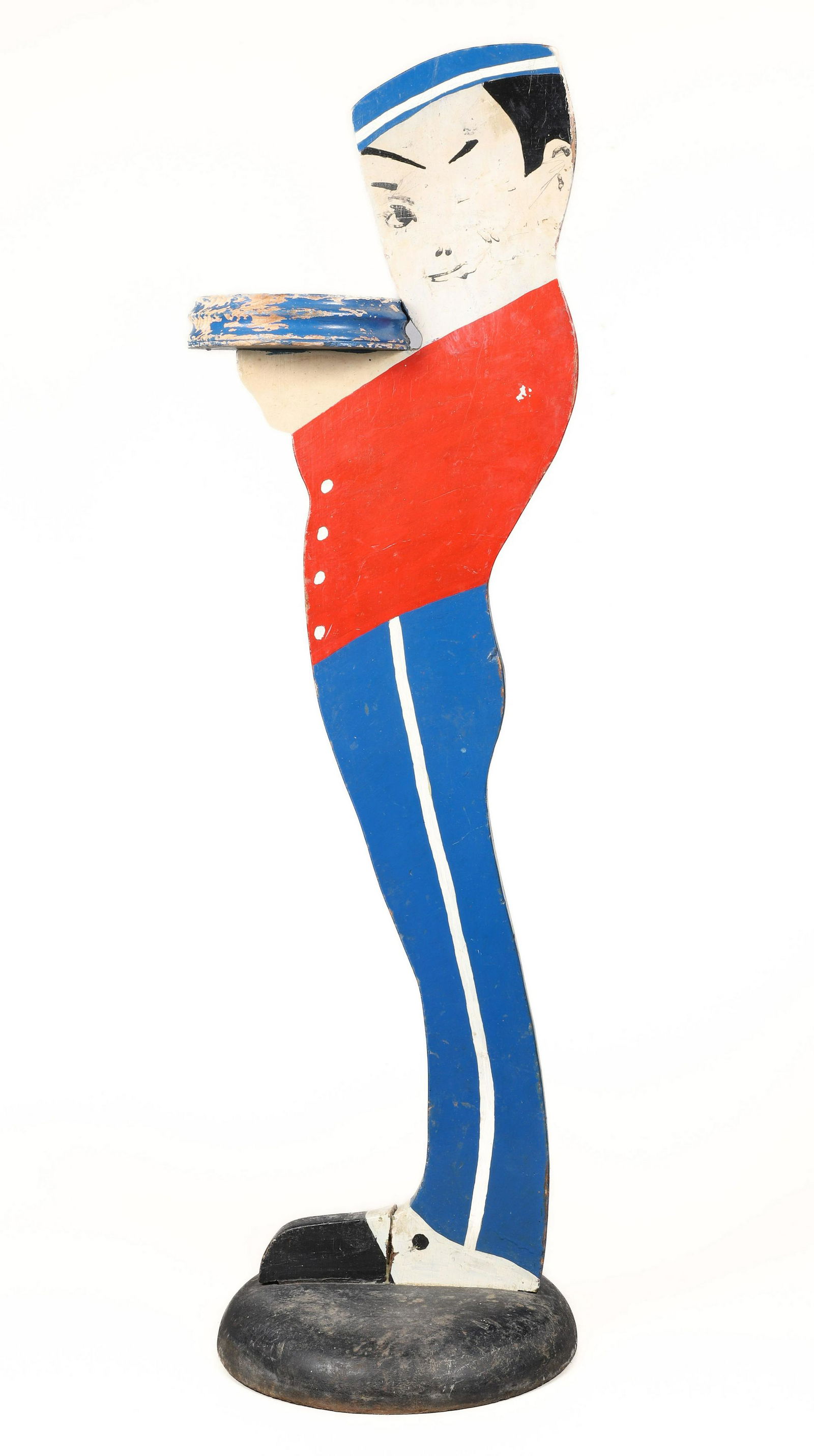 A mid-20th c. figural card stand or ashtray stand (1 of 4)