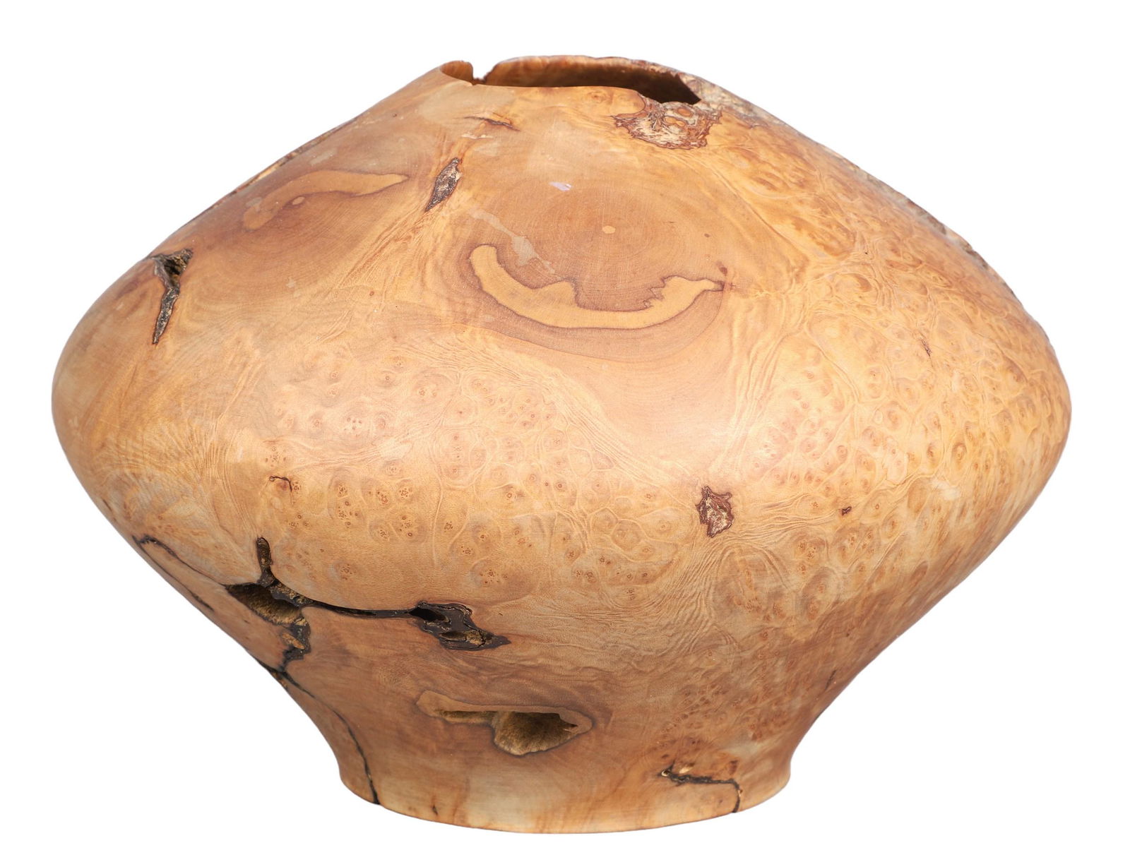 Knud Oland Burled Wood Vase (1 of 3)