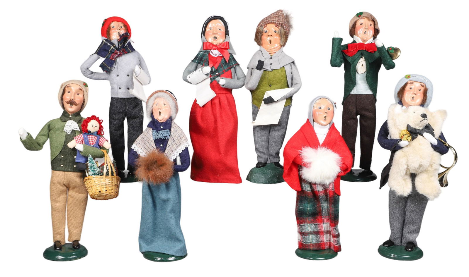 (8) Byers Choice Carolers Figurines (1 of 4)