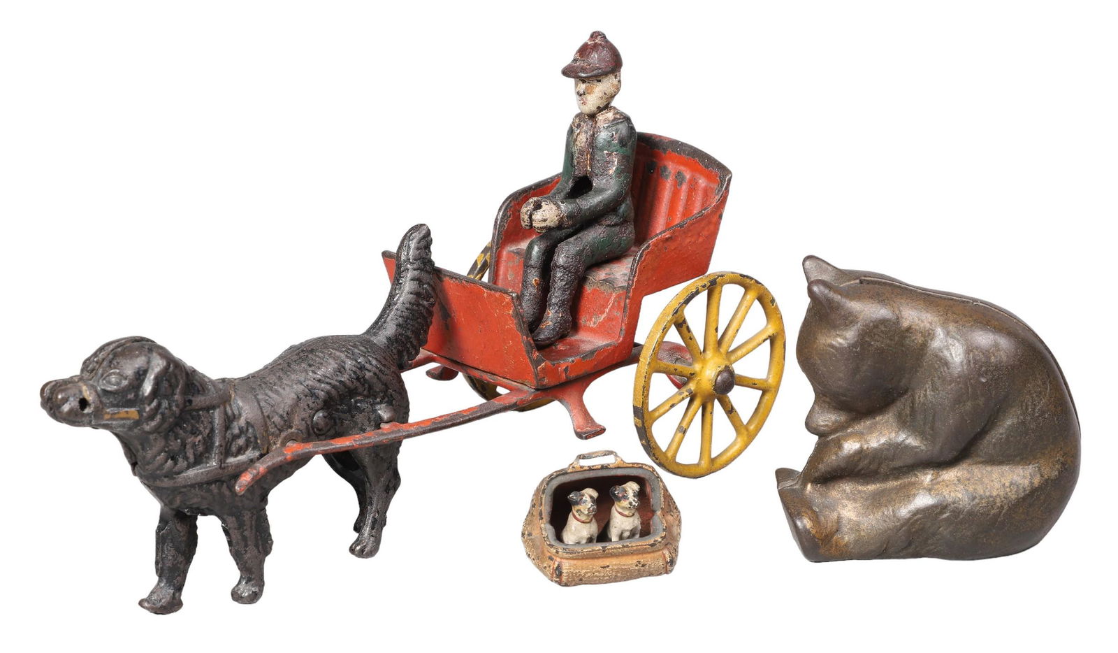 (3) Cast Iron Figurines (1 of 9)