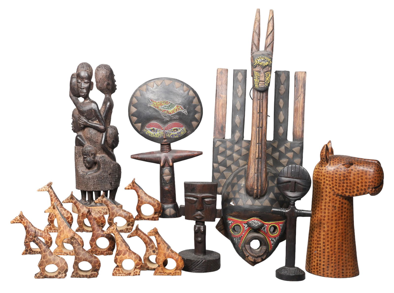 Wood Leopard, Napkin Rings, Sculptures (1 of 10)