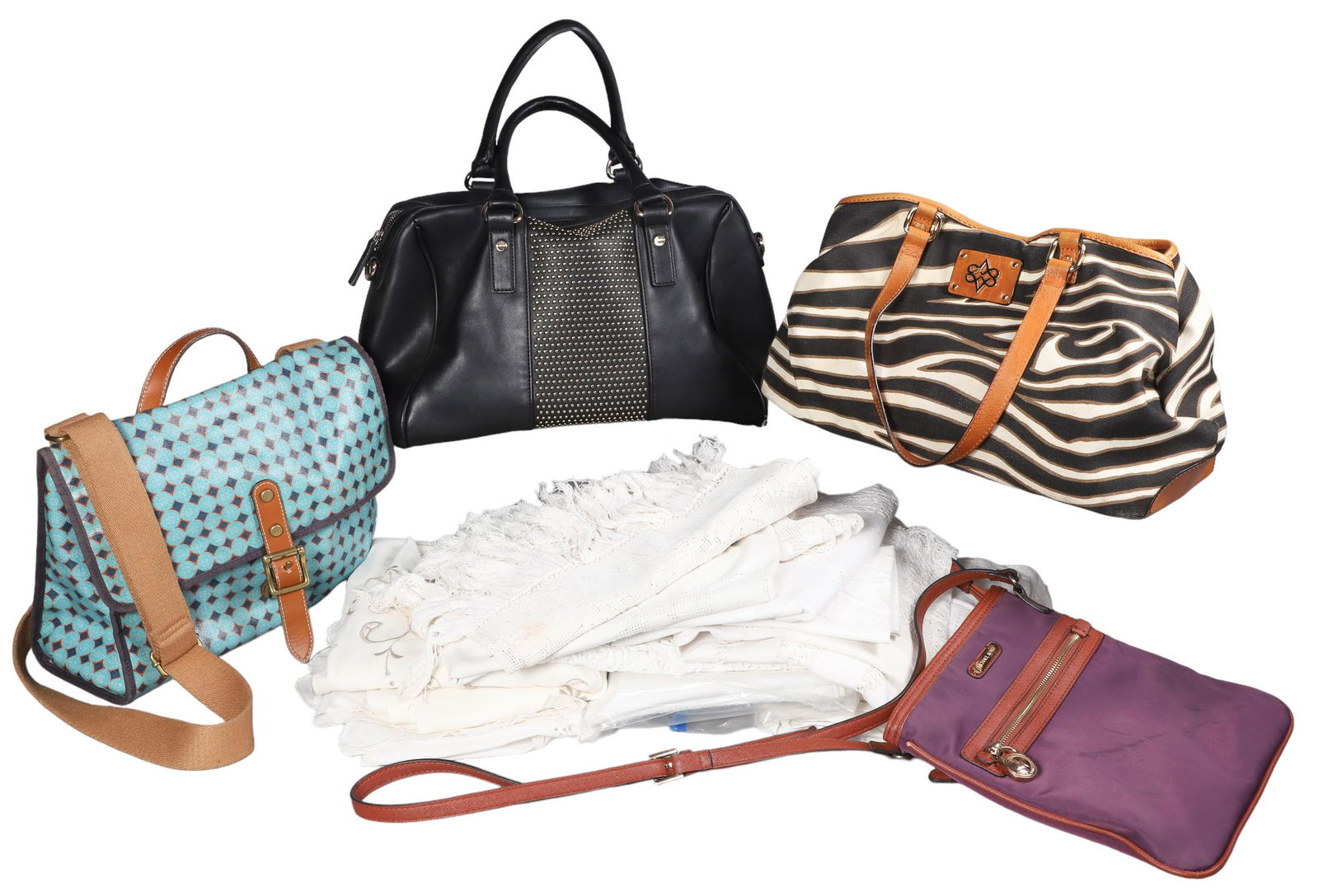 Purses and Vintage Linens (1 of 3)