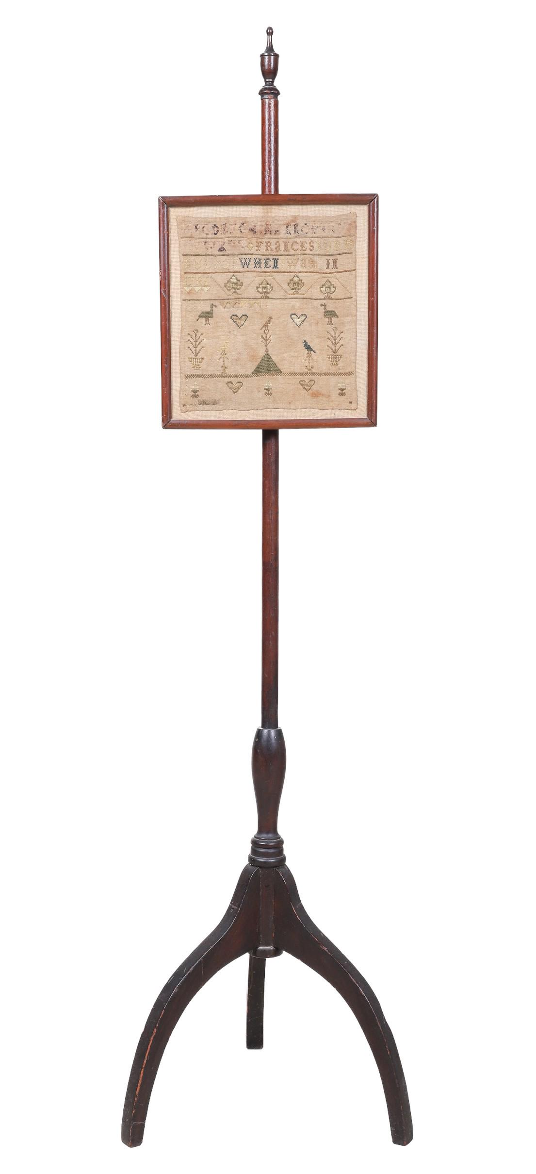 Federal Mahogany Fireplace screen w/NP panel (1 of 5)