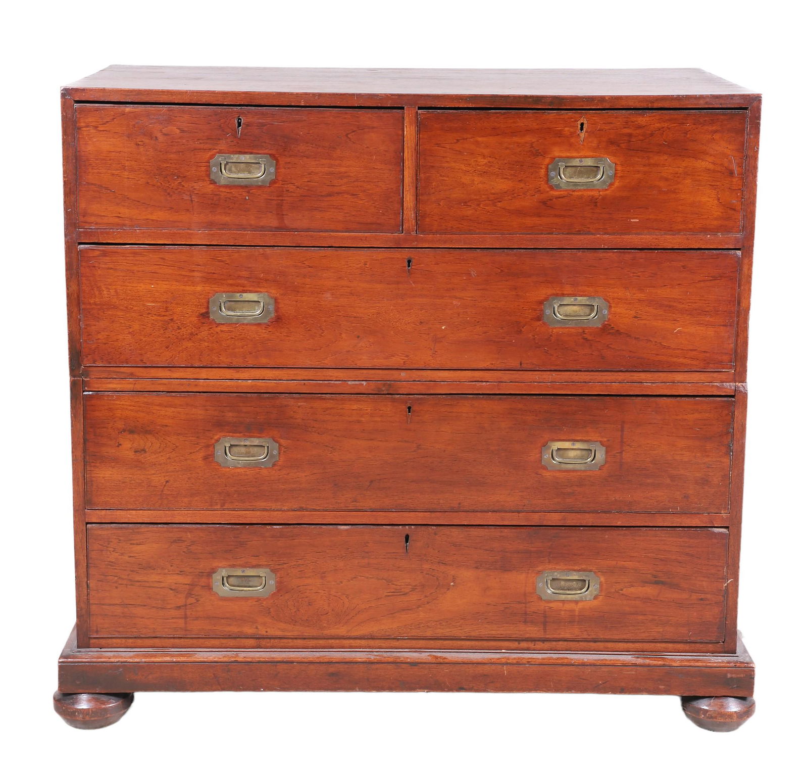 Teak 2 Pc Campaign Chest (1 of 13)