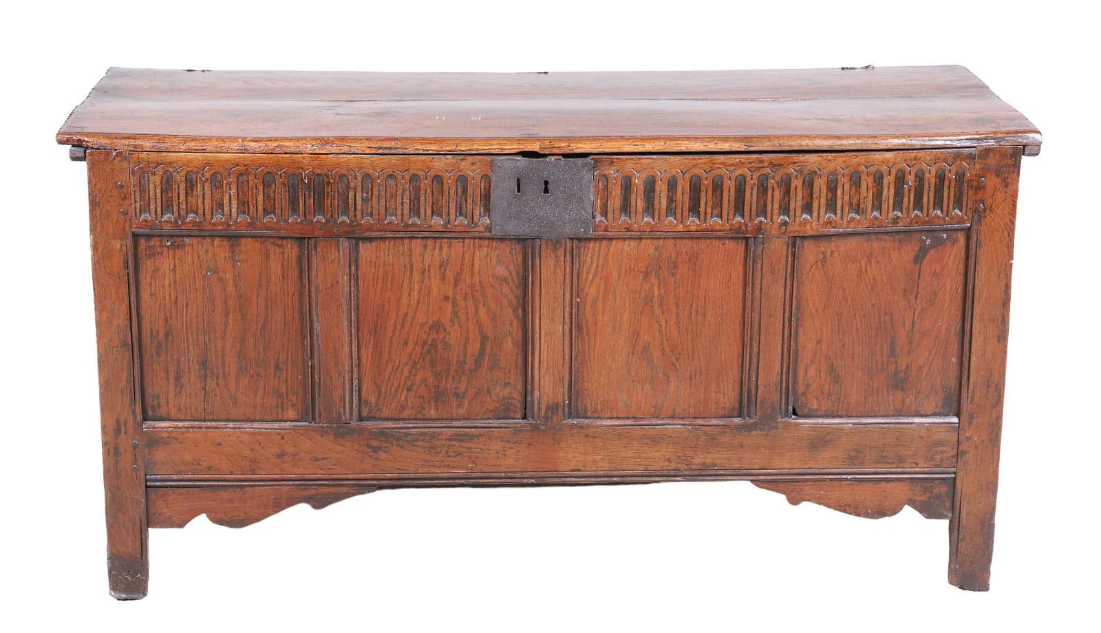 Continental Carved Oak Cassone (1 of 13)
