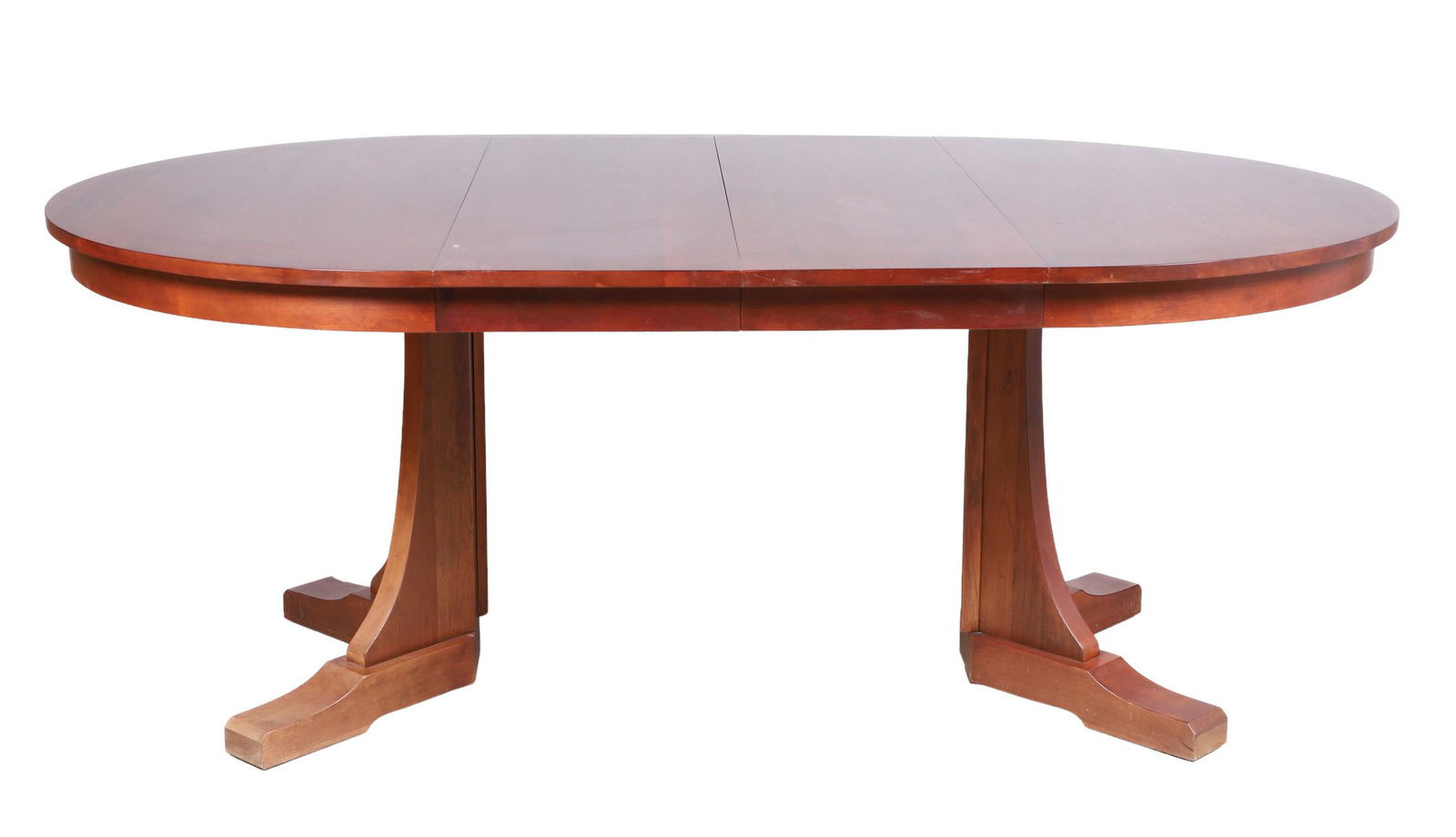 Stickley Mission style cherry dining table (1 of 12)