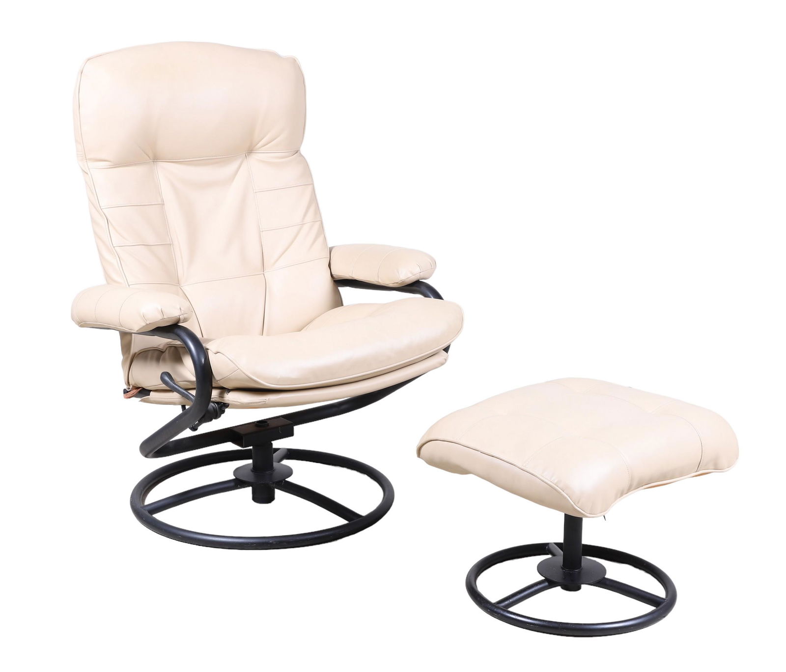 Ekornes style lounge chair and ottoman (1 of 3)