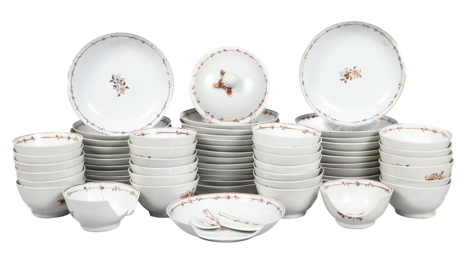 (63) Pcs. of 19th C. Chinese Export Porcelain (1 of 5)