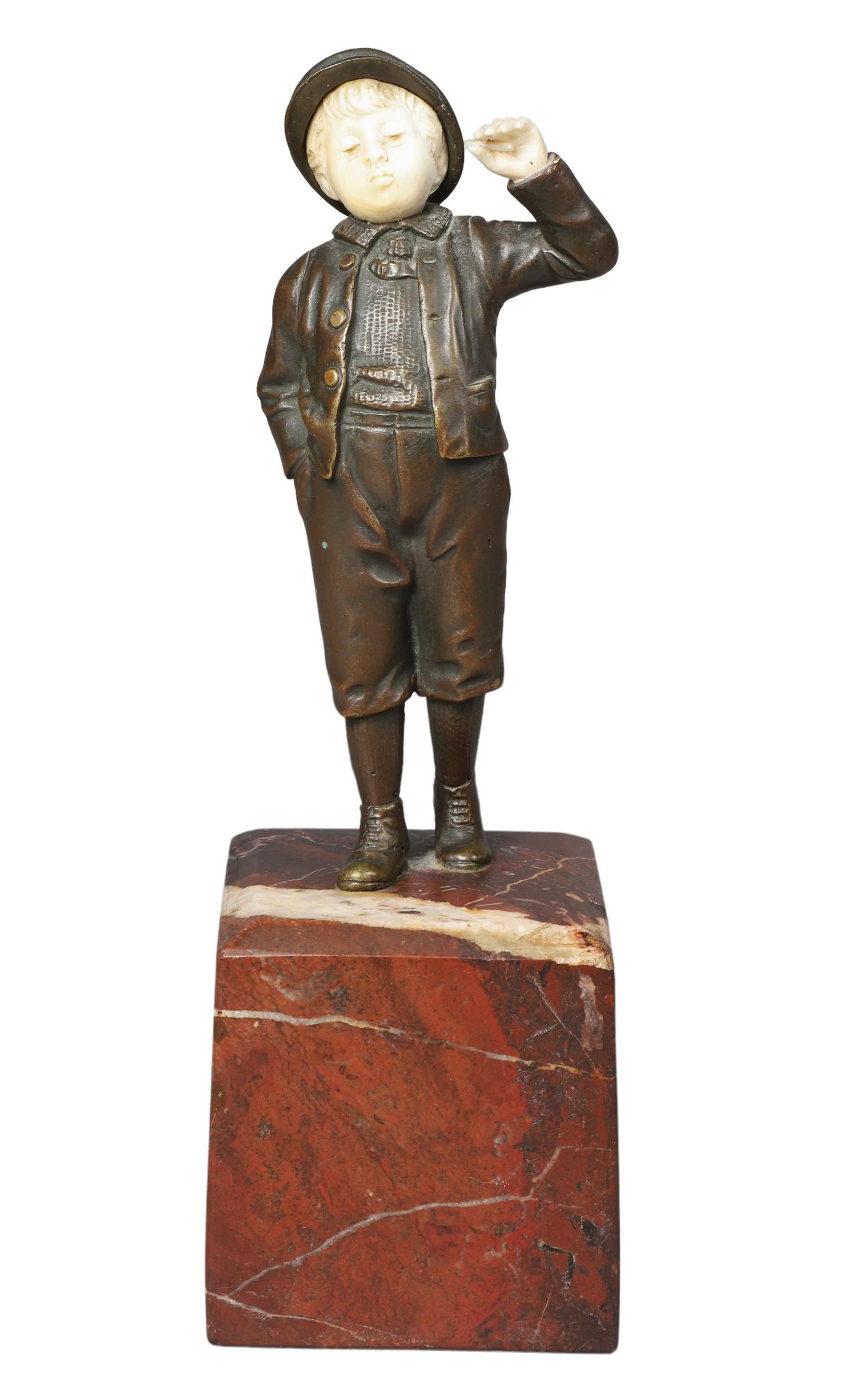Art Deco Bronze of a Boy (1 of 7)