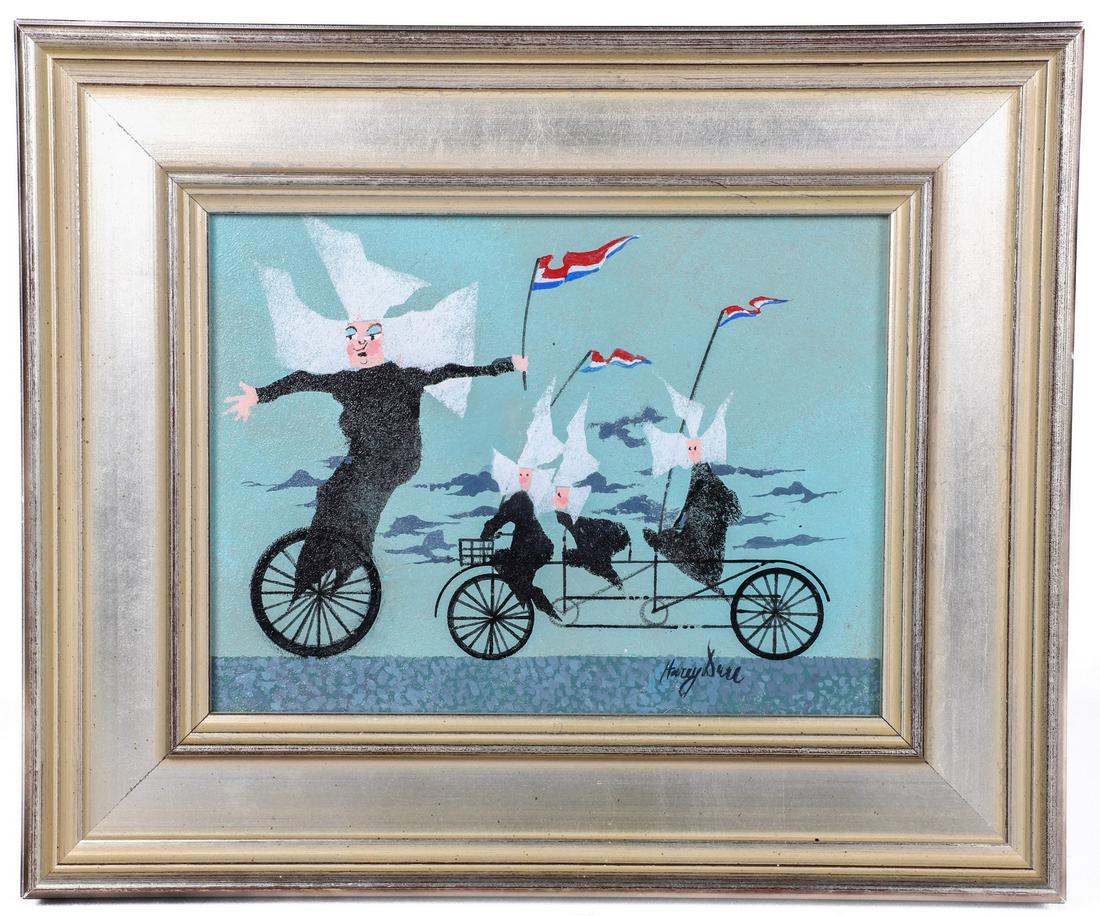 Harry Dunn Painting "Tri-Colors' (1 of 9)