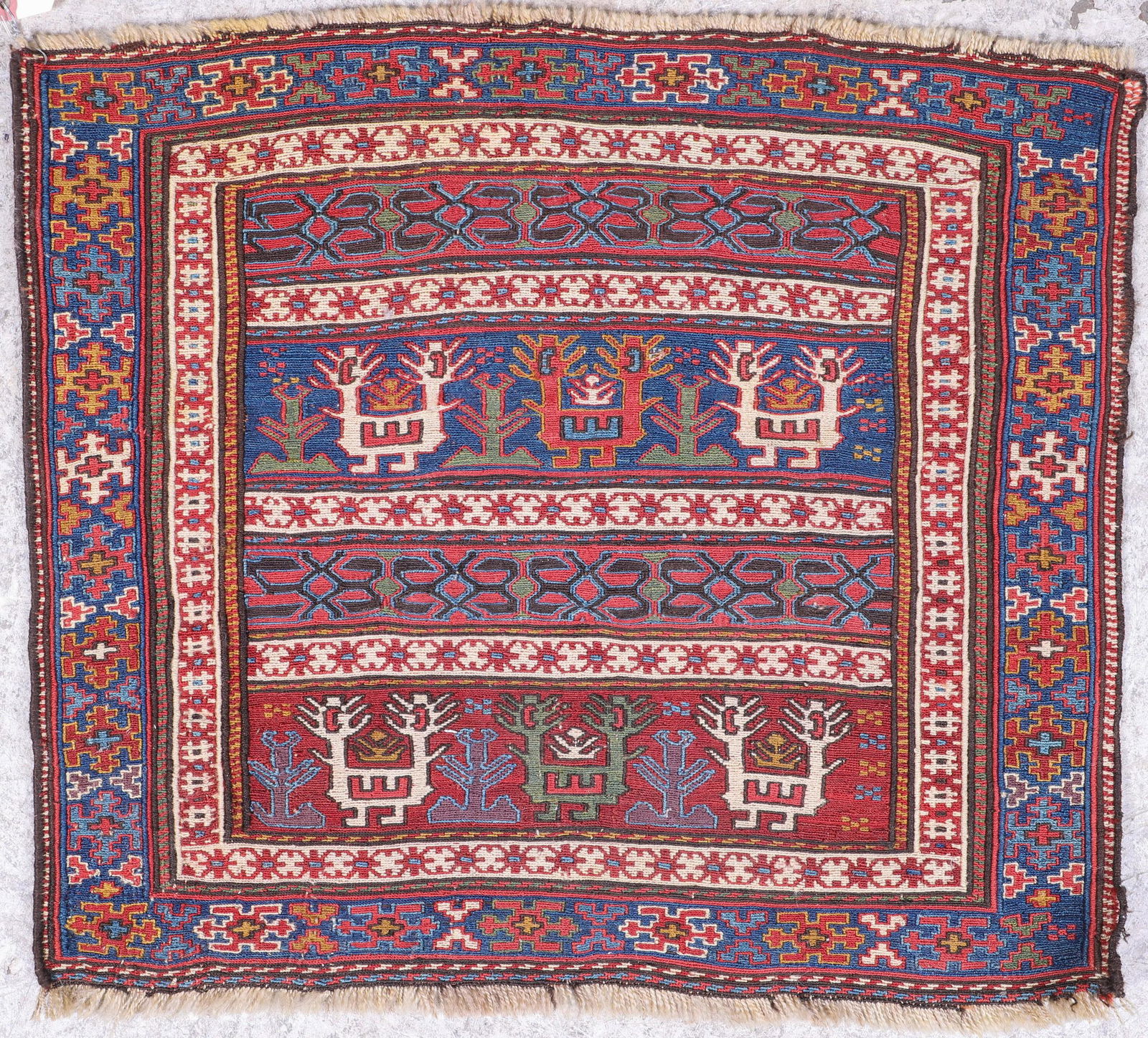 1'9" X 1'11" Shahsavan Soumac Bag (1 of 5)