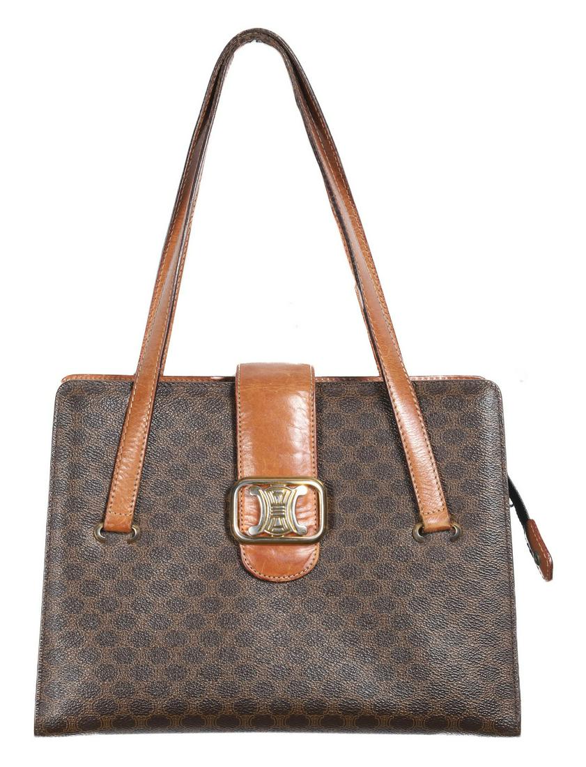 Vintage Celine Macadam Gusseted Purse (1 of 4)