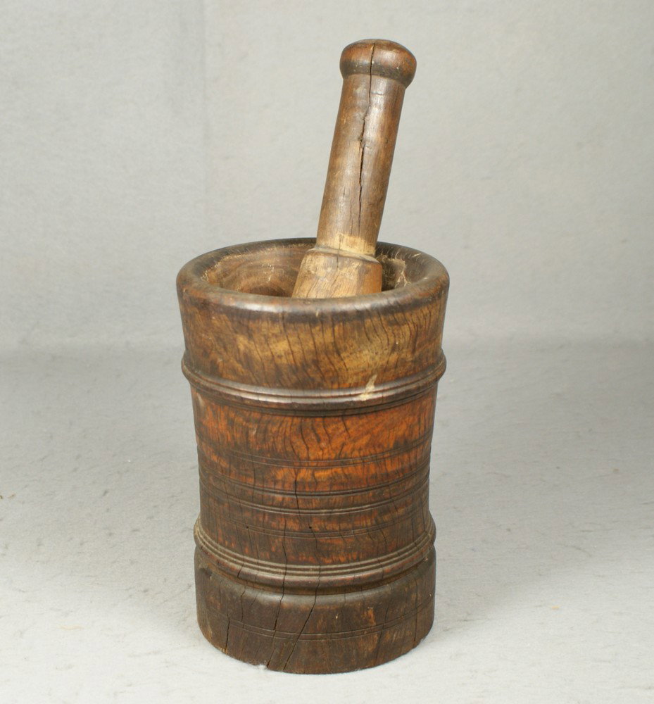 Burlwood mortar & pestle, 7 1/2" h, 5 1/4" w: Burlwood mortar & pestle, 7 1/2" h, 5 1/4" w