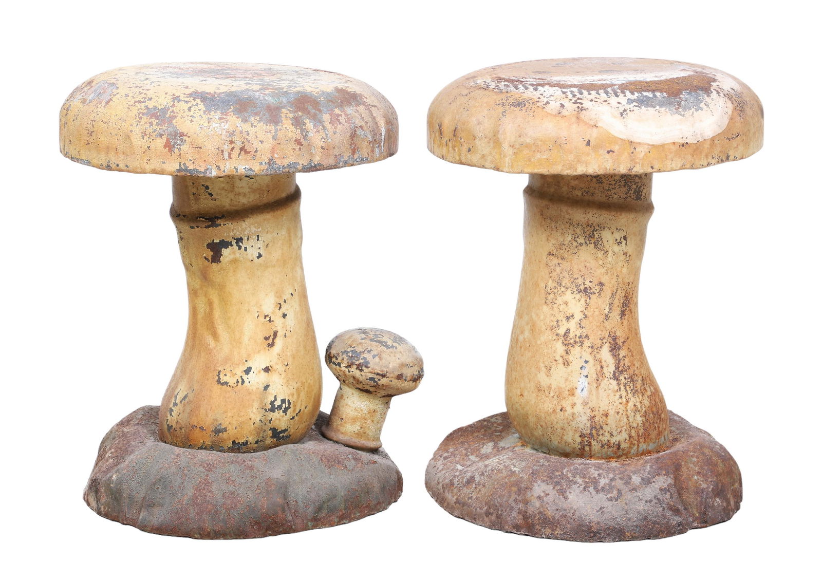 (2) Otto U. Hofmann Mushroom garden stools (1 of 7)