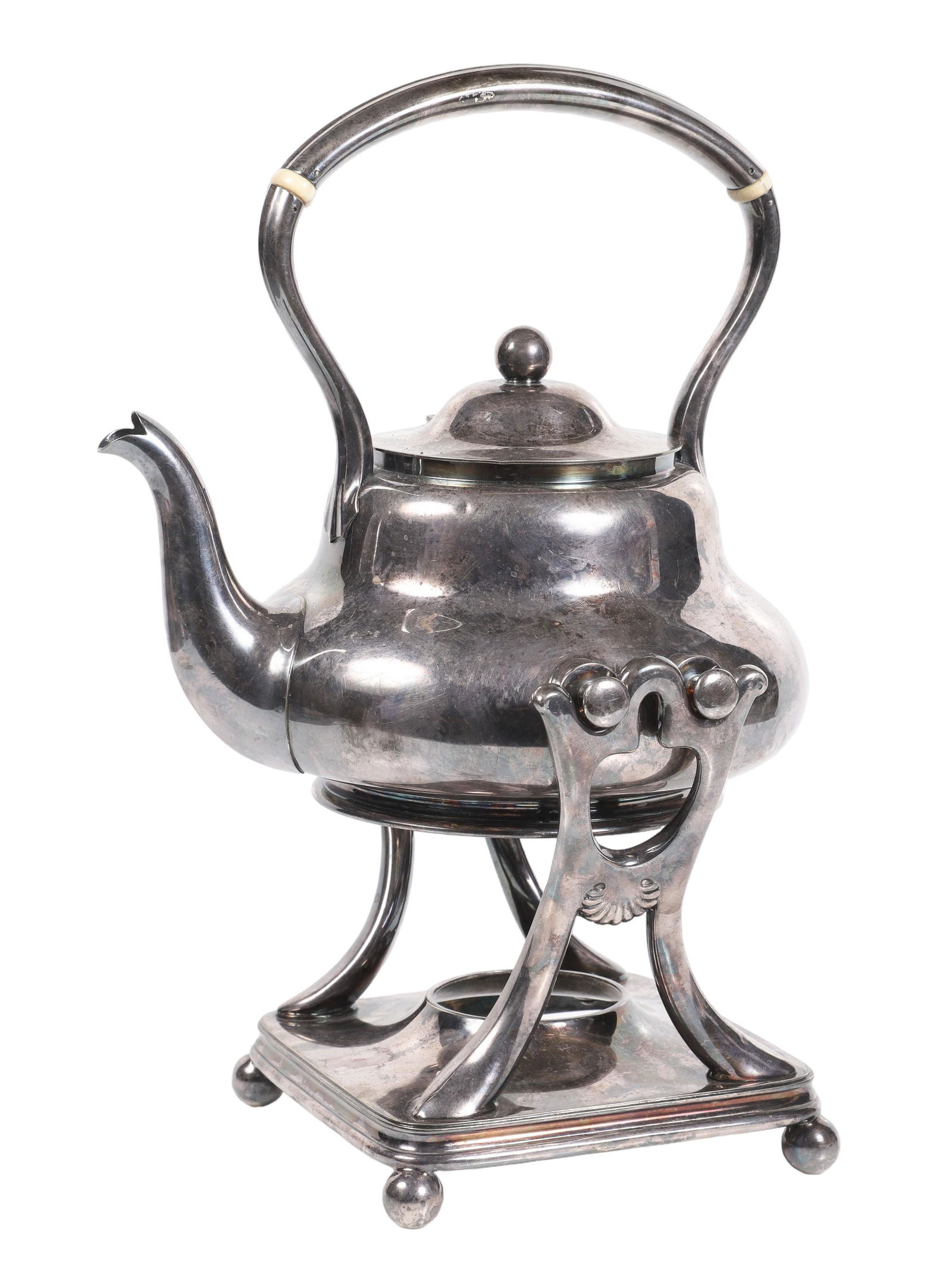 A Tiffany & Co. Silver Plate Hot Water Kettle (1 of 6)