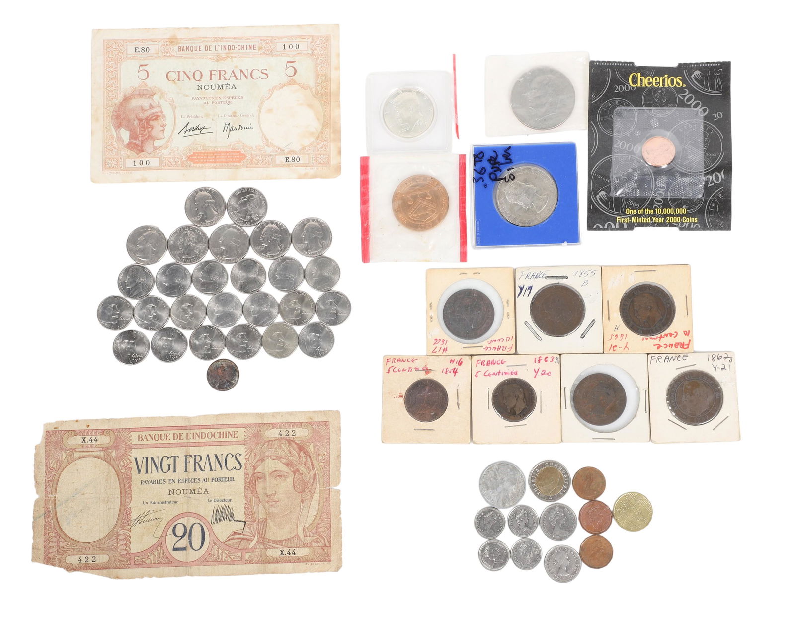 Lot of Foreign & American Coins (1 of 14)