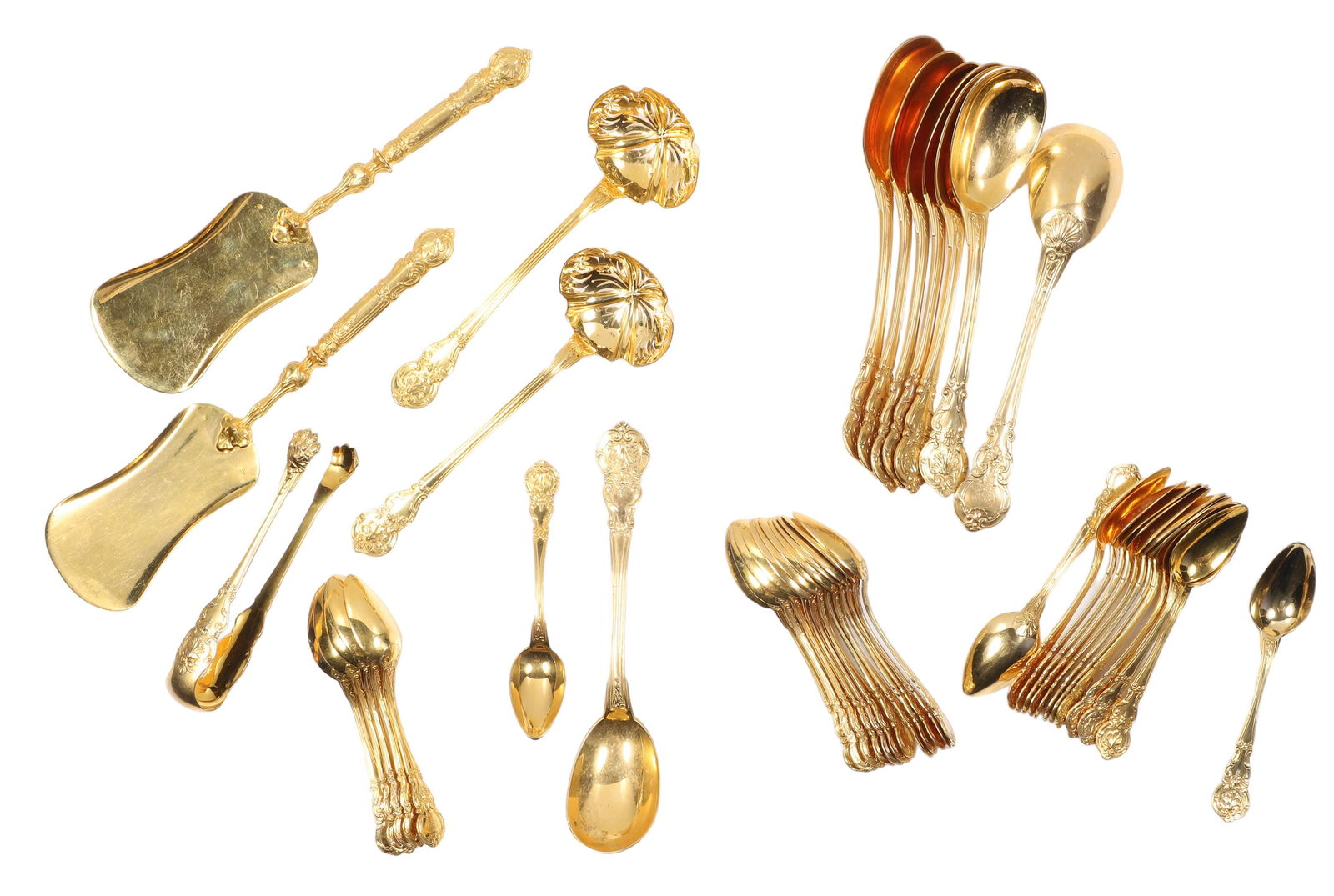 Christofle Gold Vermeil Flatware Group (1 of 7)