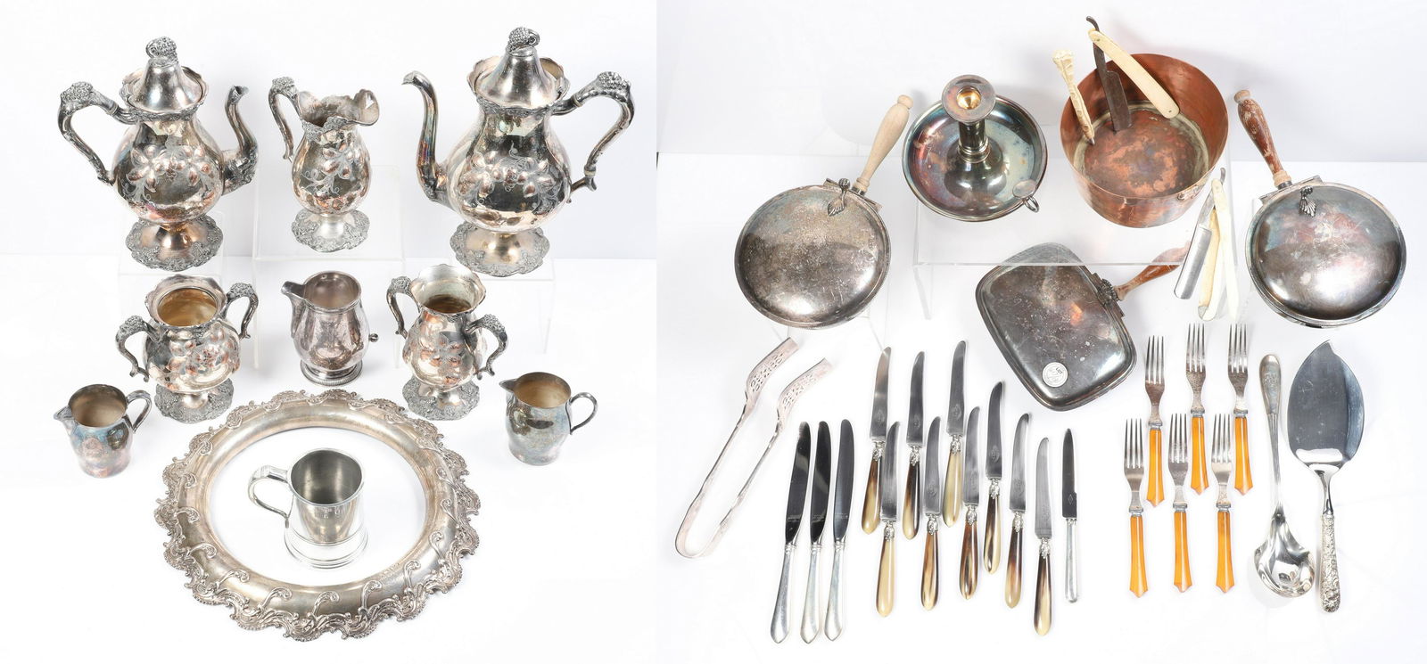 silver plate Tea and Table Items (1 of 20)