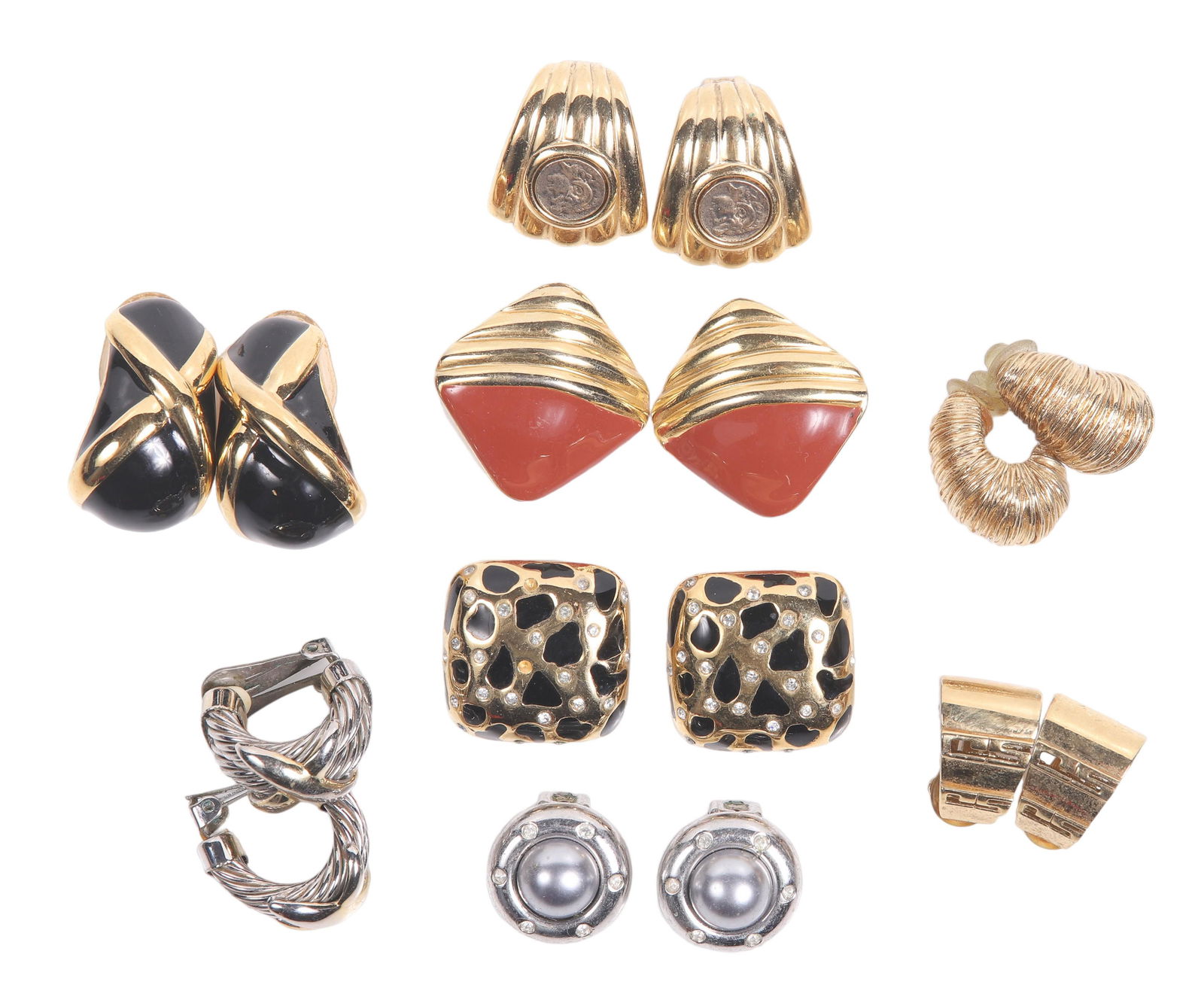 (8) Pairs Designer Costume Jewelry Earrings (1 of 5)