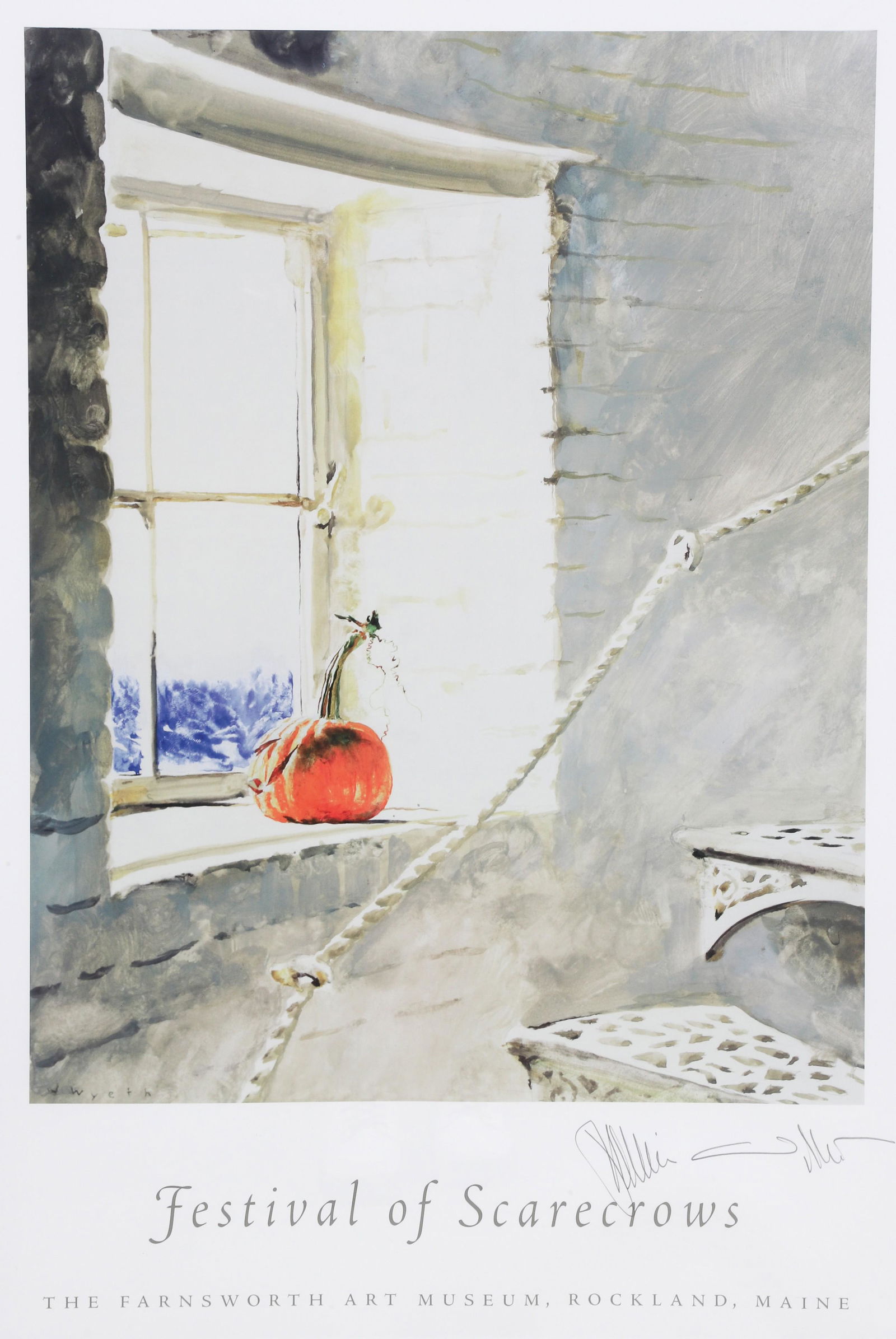 Jamie Wyeth Signed Exhibition Poster (1 of 4)