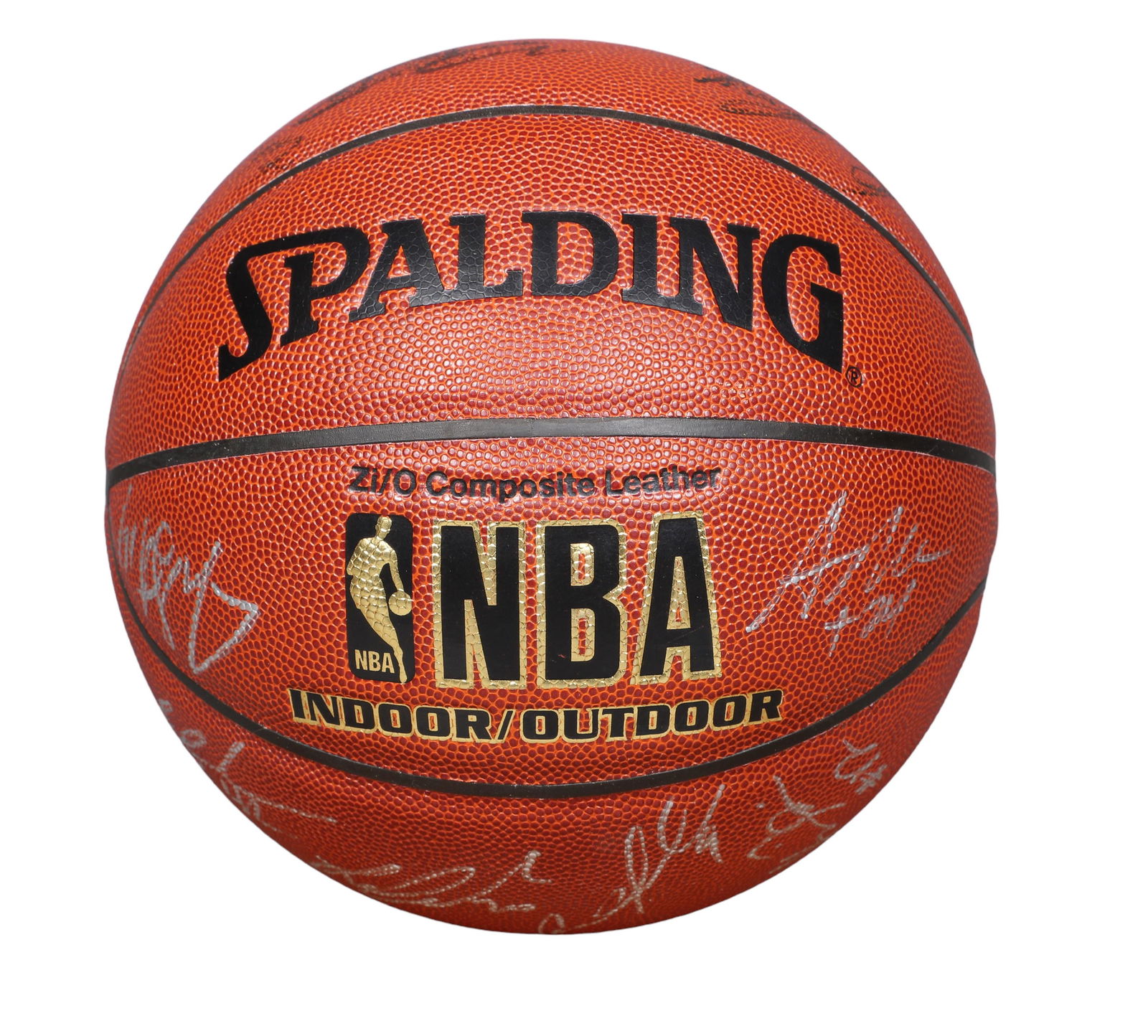 Team Signed Spalding NBA Basketball (1 of 13)