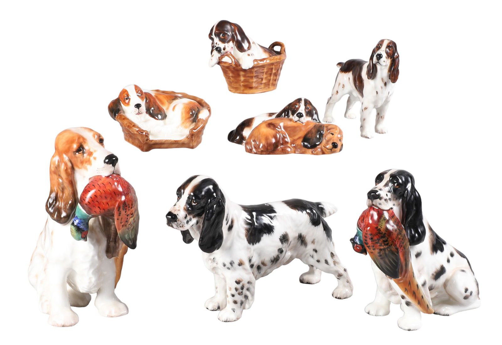 (7) Royal Doulton Porcelain Dog Figures (1 of 8)