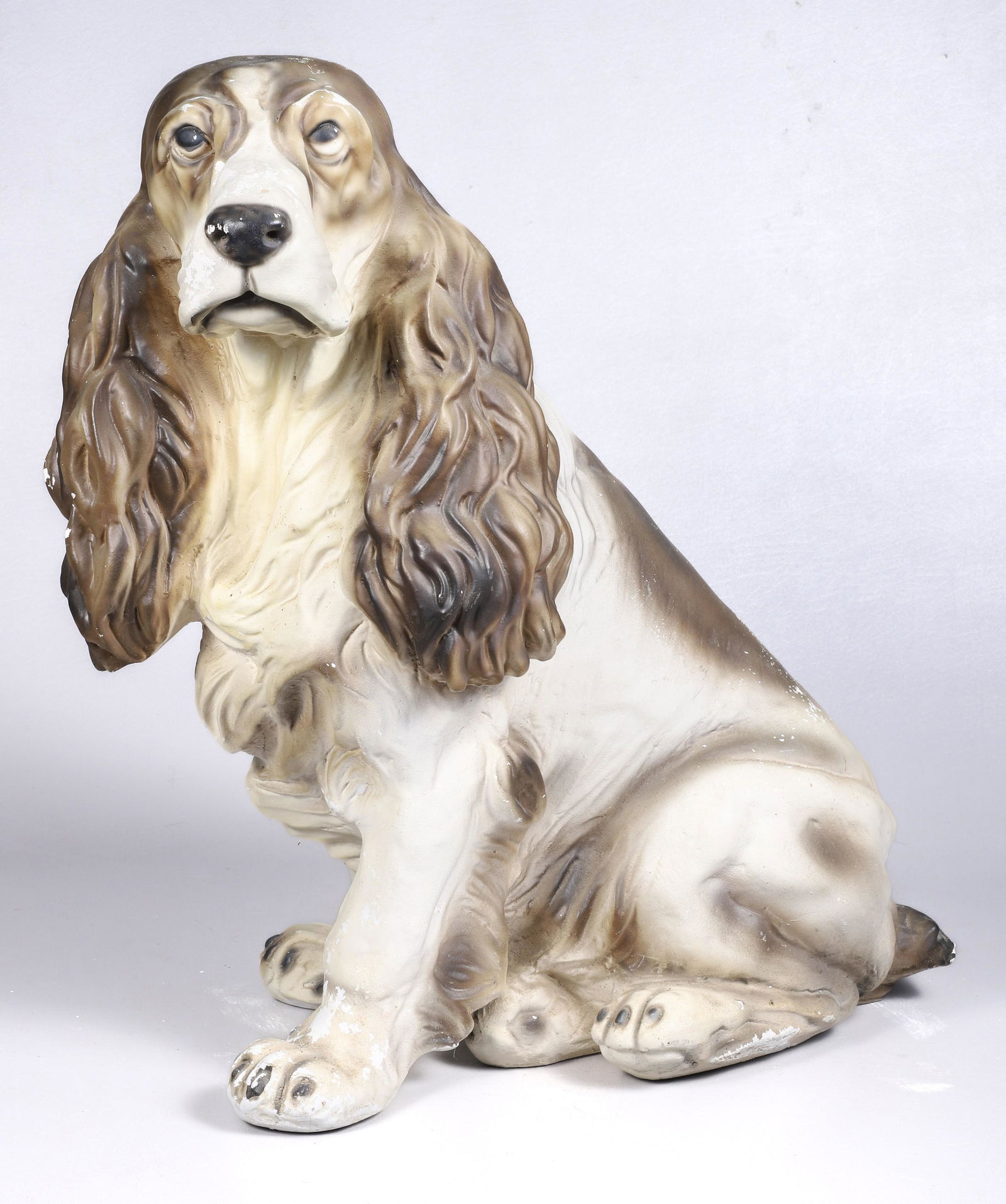 Lifesize Chalkware Dog Figure (1 of 7)