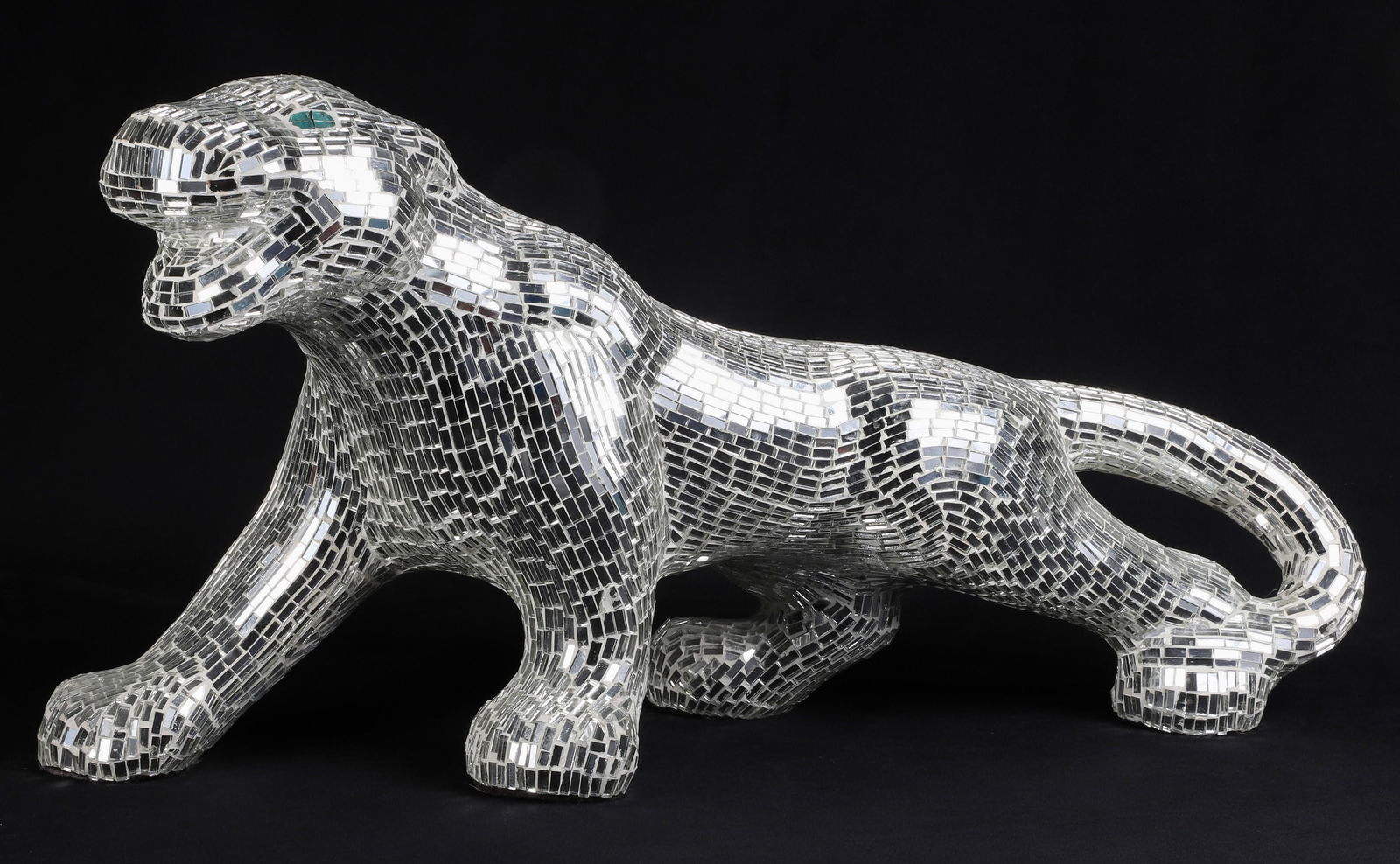 Mirror Mosaic Wild Cat Figure (1 of 9)