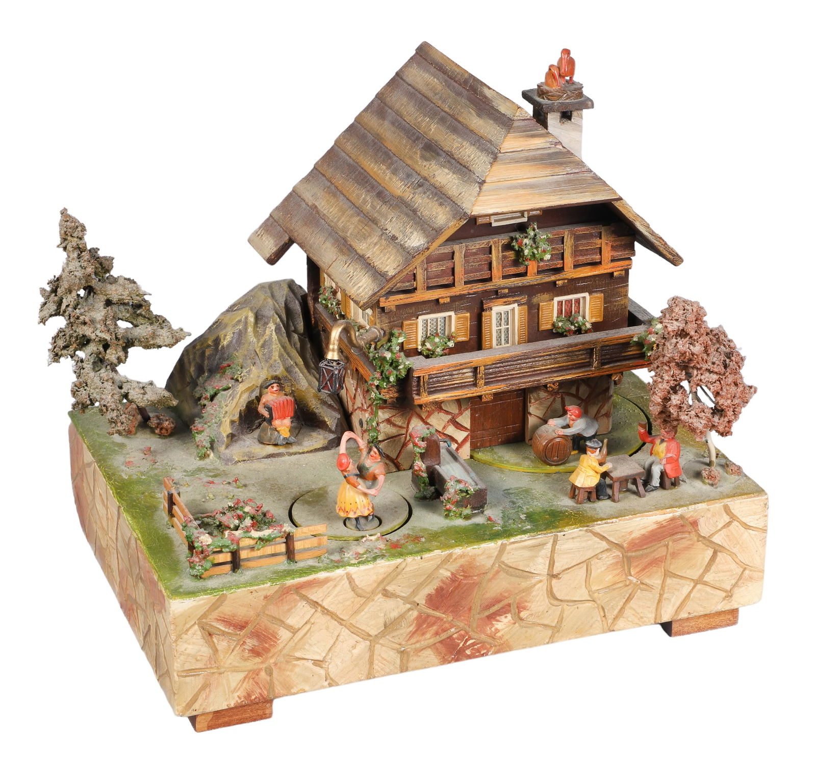 Black Forest Chalet Music Box Automaton (1 of 7)