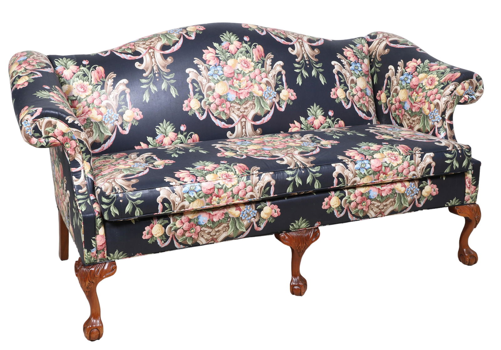 Conover Chippendale style camelback sofa (1 of 5)